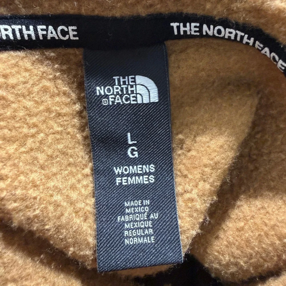 The North Face Hoodie Womens Large Camo Green Brown Pullover Gorpcore